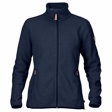 Fjallraven Stina Fleece Navy Singapore For Women (SG-253926)